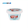 230ml 8 oz pp plástico de plástico desechable inyección de yogurt inyección iml taza impresa con cuchara